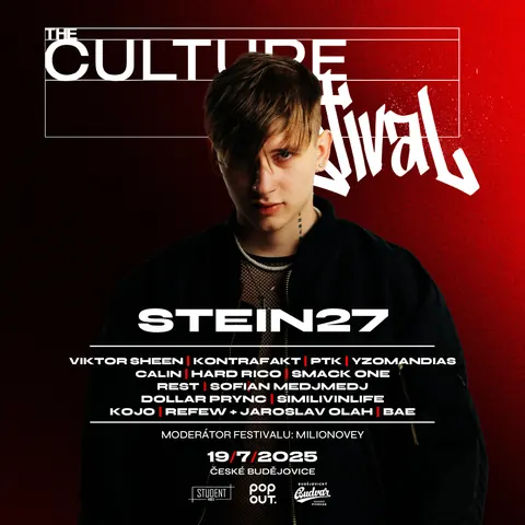 STEIN27 — plakát The Culture 2025 — České Budějovice