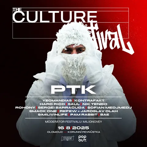 PTK — plakát The Culture 2025 — Olomouc