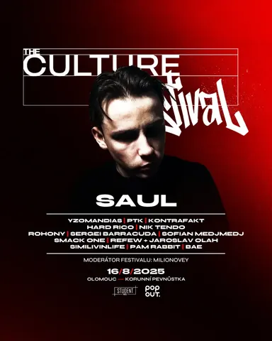 Saul — plakát The Culture 2025 — Olomouc