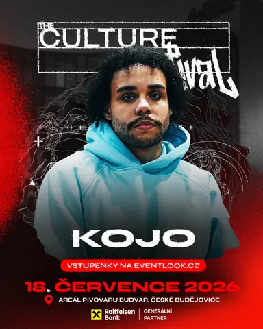 Kojo — plakát The Culture 2026 — České Budějovice