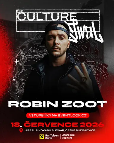 Robin Zoot — plakát The Culture 2026 — České Budějovice
