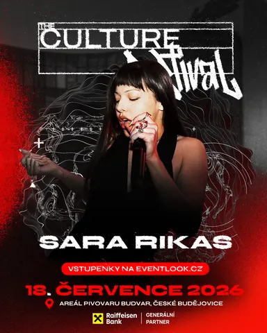 Sara Rikas — plakát The Culture 2026 — České Budějovice