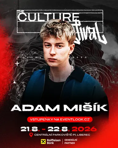 Adam Mišík — plakát The Culture 2026 — Liberec