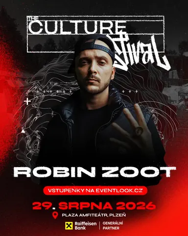 Robin Zoot — plakát The Culture 2026 — Plzeň