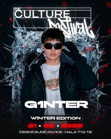 G1nter — plakát The Culture Winter 2026 — České Budějovice