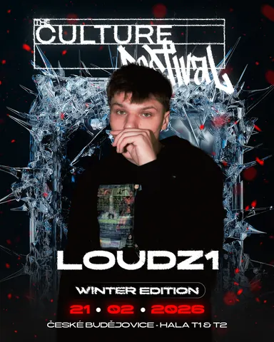 Loudz1 — plakát The Culture Winter 2026 — České Budějovice
